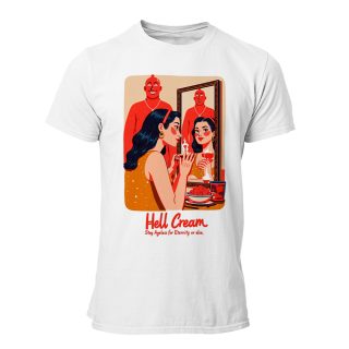 Camiseta Hombre Those wicked 50s – Hell cream stay agelessfor eternity or else