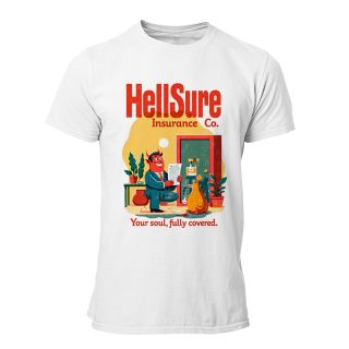 Camiseta Hombre Those wicked 50s – Hellsure insurance co, your soul fully covered