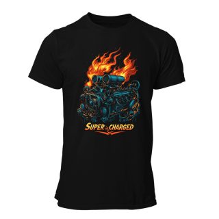 Camiseta Hombre Motor – Super charged fire