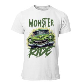 Camiseta Hombre Ride – Monster angry car art