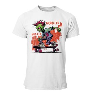 Camiseta Hombre Skater – Monster street art