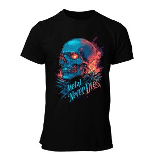 Camiseta Hombre Skull – Fire metal never dies