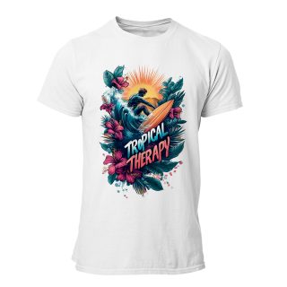 Camiseta Hombre Surf – Tropical therapy