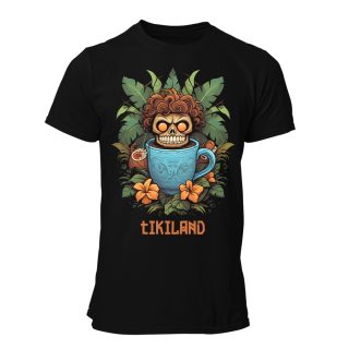 Camiseta Hombre Tiki – Tikiland skull art