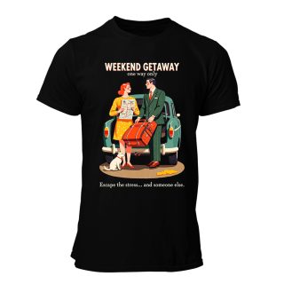 Camiseta Hombre Those wicked 50s – Weekend getaway one way only
