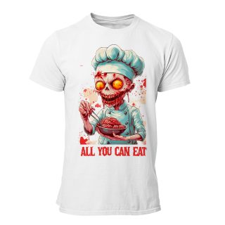 Camiseta Hombre Zombie – All you can eat