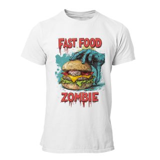 Camiseta Hombre Zombie – Fast food burger