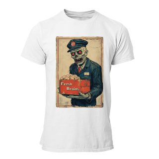 Camiseta Hombre Zombie – Fresh brains post