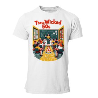 Camiseta Hombre Those wicked 50s – Satanic classroom