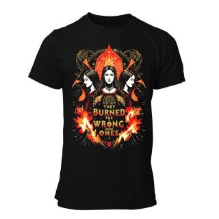 Camiseta Hombre «Witch Burned Wrong Ones»