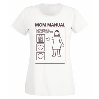 Camiseta Mujer Día de la madre – Mom manual