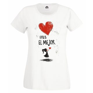 Camiseta Mujer Eres el mejor