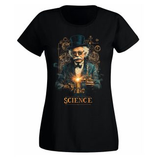 Camiseta Mujer Albert Einstein – Science Steampunk art