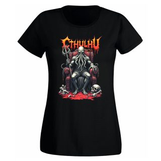 Camiseta Mujer Cthulhu – Metal cover throne