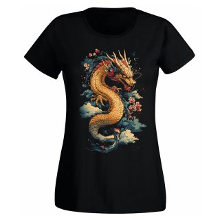 Camiseta Mujer Dragon – Japanese Art