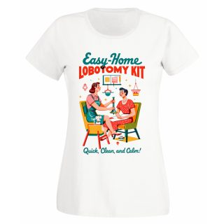 Camiseta Mujer Those wicked 50s – Easy home lobotomy kit quick clean and calm