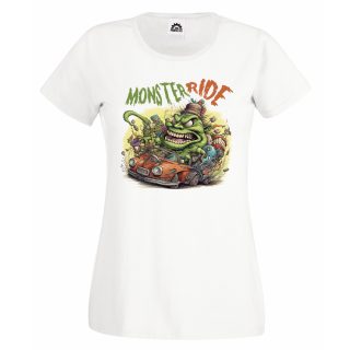 Camiseta Mujer Ride – Monster angry art