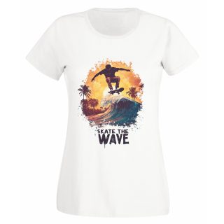 Camiseta Mujer Skater – The wave surf