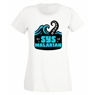Camiseta Mujer Sys Malakian – Logo Waves Color
