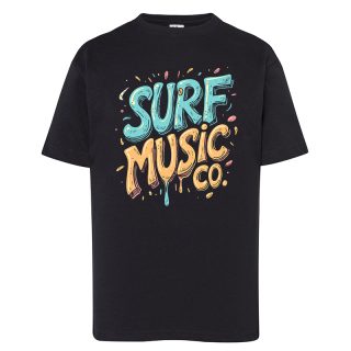 Camiseta Niño Surf Music Co. – Logo Psych BK