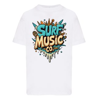 Camiseta Niño Surf Music Co. – Logo Psych WH