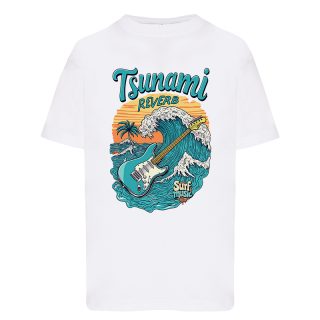 Camiseta Niño Surf Music Co. – Tsunami Reverb WH