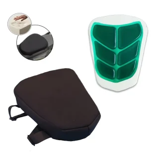 Cojín Para Motos Gel y Memory Foam – Viaje Largo tamaño Piloto