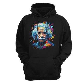 Sudadera con capucha Albert Einstein – Art colors