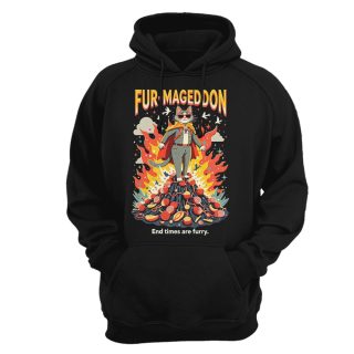 Sudadera con capucha Weirdo Cats – Furmageddon