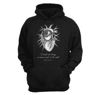 Sudadera con capucha Edgar Allan Poe – Tell tale heart I heard all things
