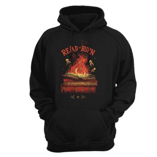 Sudadera con capucha Books – Read or burn