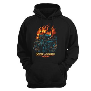 Sudadera con capucha Motor – Super charged fire