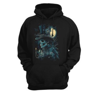 Sudadera con capucha Skull – Big hat romantic art