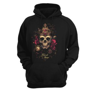 Sudadera con capucha Skull – Eternal reign crown art