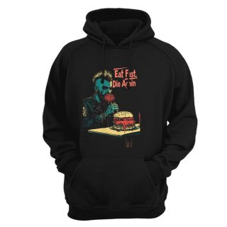 Sudadera con capucha Zombie – Eat fast die again