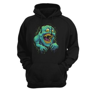 Sudadera con capucha Slimmer – Green monster out of control art