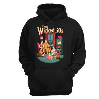 Sudadera con capucha Those wicked 50s – Satanic happy family