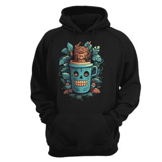Sudadera con capucha Tiki – Coffee cute art