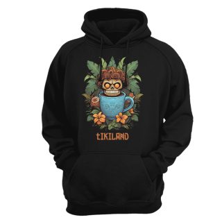 Sudadera con capucha Tiki – Tikiland skull art