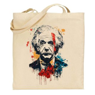Bolsa de tela Tote bag Albert Einstein – Graffiti art