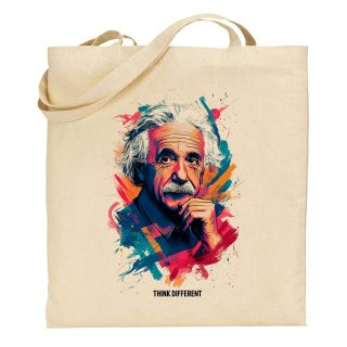 Bolsa de tela Tote bag Albert Einstein – Think different