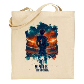 Bolsa de tela Tote bag Fútbol – 90 minutos 1 historia