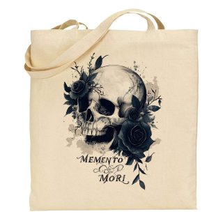 Bolsa de tela Tote bag Goth – Skull memento mori