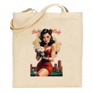 Bolsa de tela Tote bag Pin Up – Lucky lady