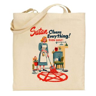 Bolsa de tela Tote bag Those wicked 50s – Satan cleans everything even guilt