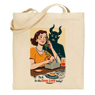 Bolsa de tela Tote bag Those wicked 50s – Talk to the dark lord today