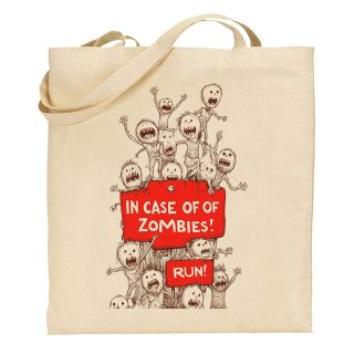 Bolsa de tela Tote bag Zombie – In case run