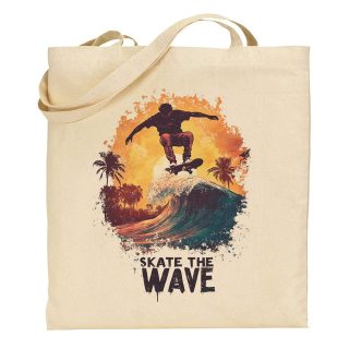 Bolsa de tela Tote bag Skater – The wave surf