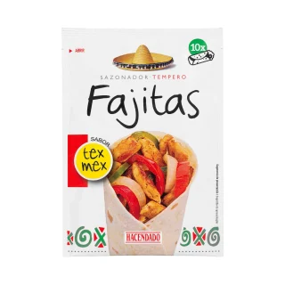 Sazonador para fajitas Hacendado sabor tex-mex
