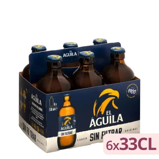 Cerveza El Águila sin filtrar